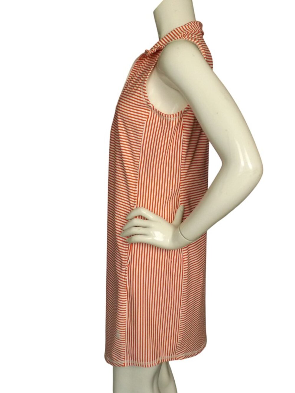 TOMMY BAHAMA Mini Dress, S, Islandzone, Red/White Stripe, Activewear, Zip Neck - Picture 8 of 13